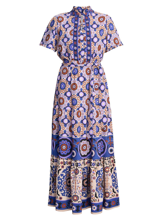 Gina Bacconi Margot Printed Maxi Dress