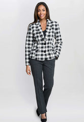 Gina Bacconi Black / White Alise Tweed Jacket