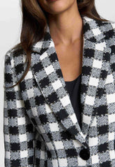 Gina Bacconi Black / White Alise Tweed Jacket