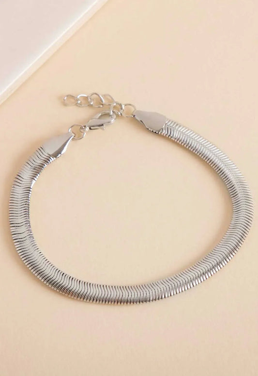Always Chic Silver Chain Bracelet