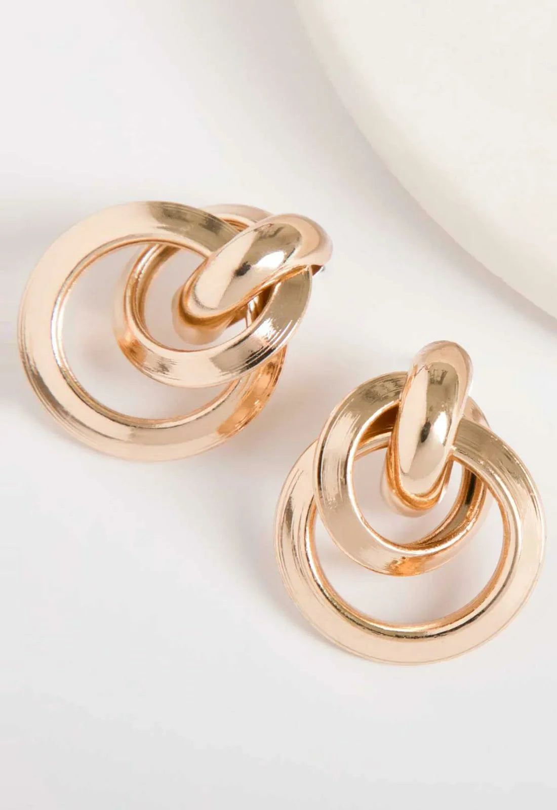 Always Chic Gold Knot Earrings