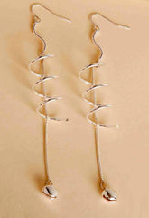 Always Chic Silver Spiral Earrings