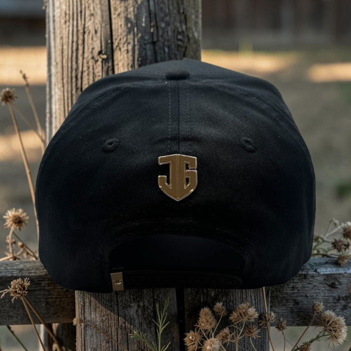 Black LA Rancho Snapback Hat