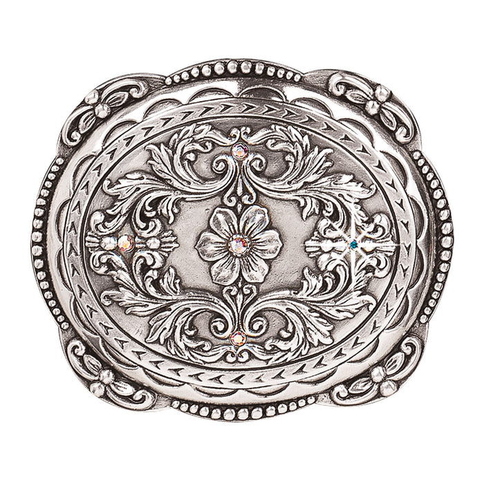 Blazin Roxx Ladies Oval Rhinestone Buckle