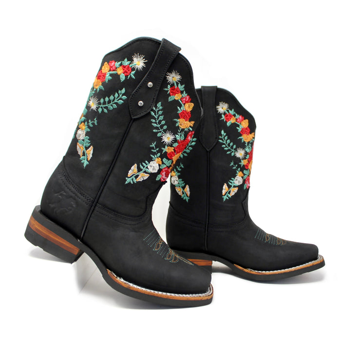 "Carolina" Artillero Narrow Square Toe Cowgirl Boot