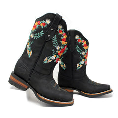 "Carolina" Artillero Narrow Square Toe Cowgirl Boot