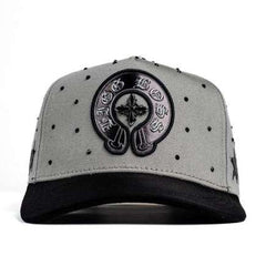 Chrome Black Bigg Boss Cap - Gray