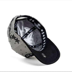 Chrome Black Bigg Boss Cap - Gray