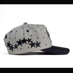Chrome Black Bigg Boss Cap - Gray