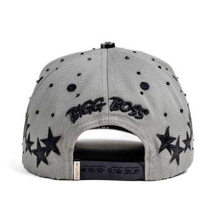 Chrome Black Bigg Boss Cap - Gray