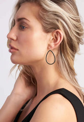 Always Chic Silver Tear Drop Earrings