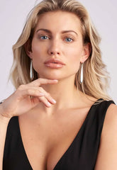 Always Chic Silver Drop Earrings