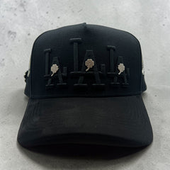 LA Silver Clover Snapback Hat