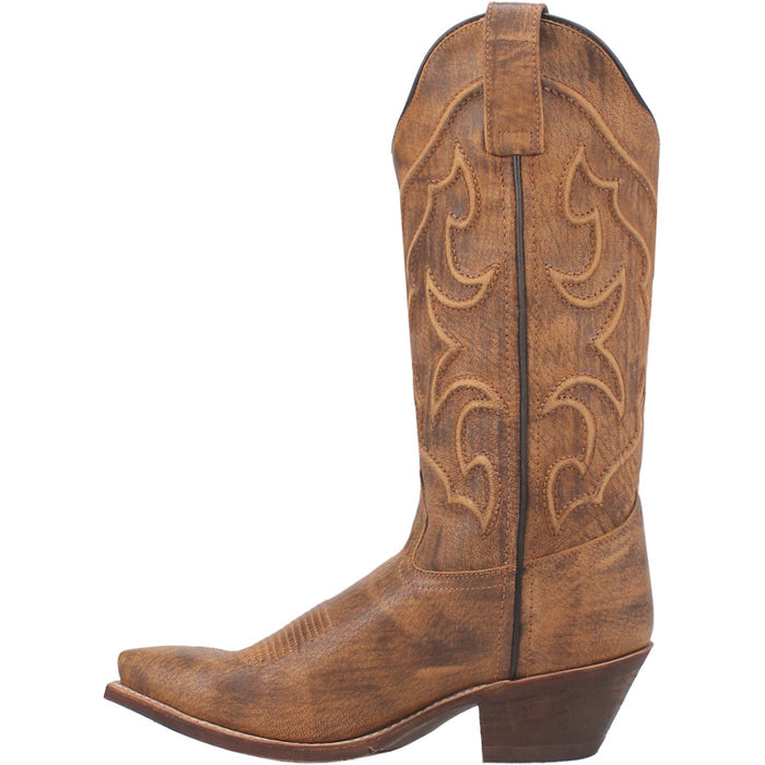 Laredo Women's Reva Snip Toe Western Boot - Honey