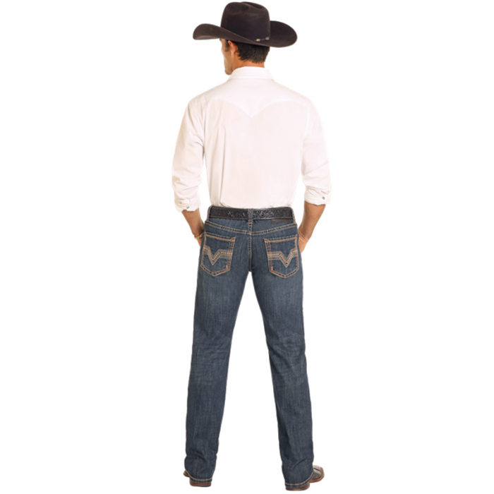 Rock & Roll Denim Revolver Slim Fit Straight Leg Jeans