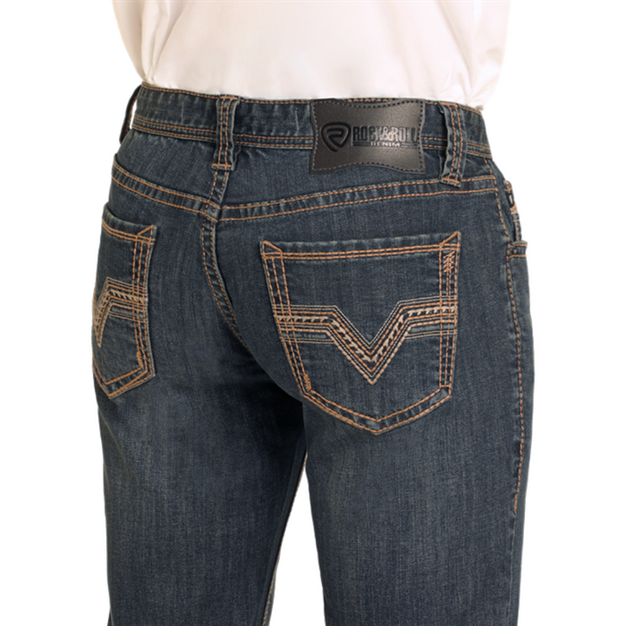 Rock & Roll Denim Revolver Slim Fit Straight Leg Jeans