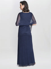 Gina Bacconi Alicia Maxi Dress With Embellishment And Matching Shawl