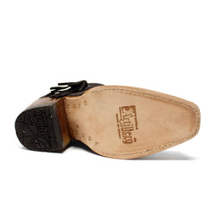 "Sierra" Artillero Fringe Bootie- Dark Brown