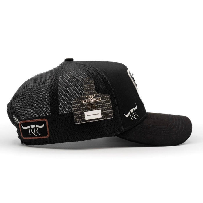 The King Ranch "Mantaraya" Cap - Black & Silver