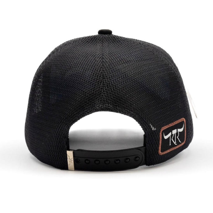 The King Ranch "Mantaraya" Cap - Black & Silver