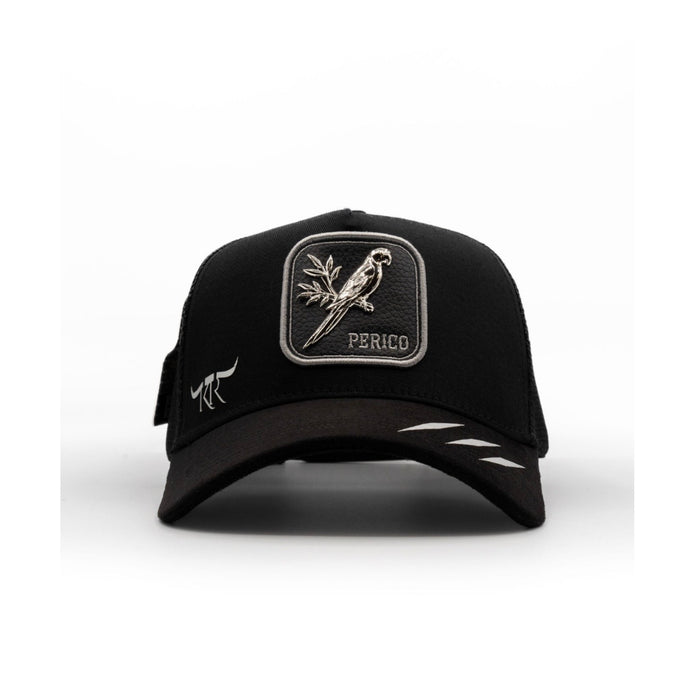 The King Ranch "Perico" Cap - Black & Silver