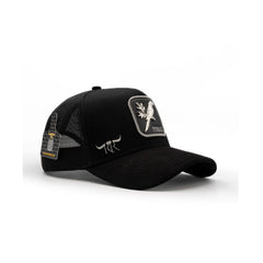 The King Ranch "Perico" Cap - Black & Silver