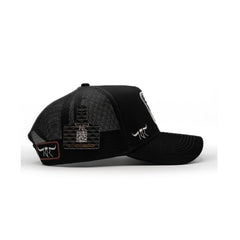 The King Ranch "Perico" Cap - Black & Silver