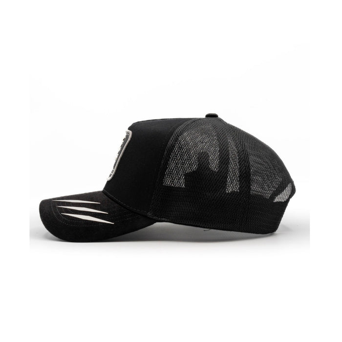 The King Ranch "Perico" Cap - Black & Silver