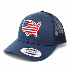 U.S.A. Embroidered Trucker Hat