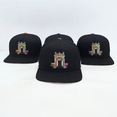 VBR Aguascalientes black snapback cap with colorful Aguascalientes monument patch