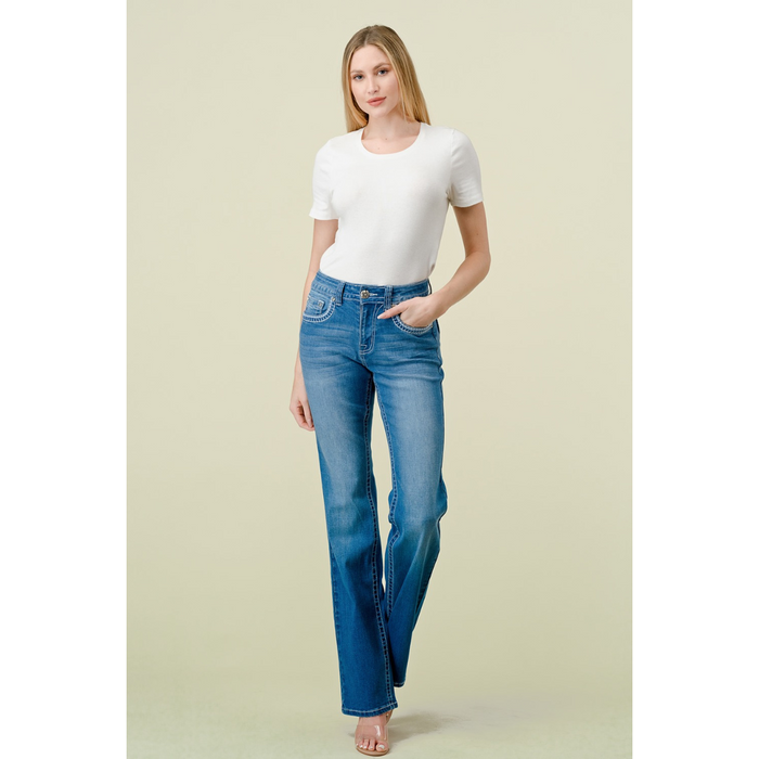 Westfield Eagle Women's Embroidered Bootcut Jeans